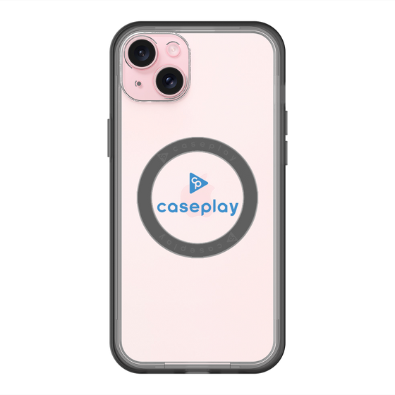 スリムプロテクションプレミアムケース with MagSafe［ オリジナル - caseplayロゴ - ブルー/D ］