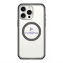 スリムプロテクションプレミアムケース with MagSafe［ オリジナル - caseplayロゴ - パープル/D ］