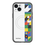 スリムプロテクションプレミアムケース with MagSafe［ Mod Deco - オリジナル - 幾何学模様/B ］