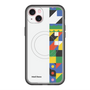 スリムプロテクションプレミアムケース with MagSafe［ Mod Deco - オリジナル - 幾何学模様/B ］