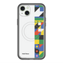スリムプロテクションプレミアムケース with MagSafe［ Mod Deco - オリジナル - 幾何学模様/B ］