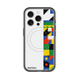 スリムプロテクションプレミアムケース with MagSafe［ Mod Deco - オリジナル - 幾何学模様/B ］