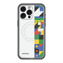 スリムプロテクションプレミアムケース with MagSafe［ Mod Deco - オリジナル - 幾何学模様/B ］