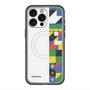 スリムプロテクションプレミアムケース with MagSafe［ Mod Deco - オリジナル - 幾何学模様/B ］