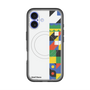 スリムプロテクションプレミアムケース with MagSafe［ Mod Deco - オリジナル - 幾何学模様/B ］
