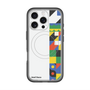 スリムプロテクションプレミアムケース with MagSafe［ Mod Deco - オリジナル - 幾何学模様/B ］