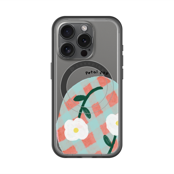スリムプロテクションプレミアムケース with MagSafe［ Mod Deco - オリジナル - フラワー/D ］