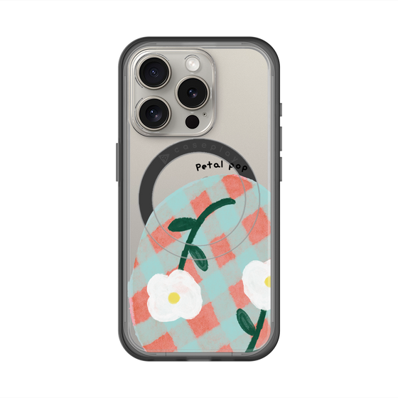 スリムプロテクションプレミアムケース with MagSafe［ Mod Deco - オリジナル - フラワー/D ］