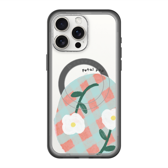 スリムプロテクションプレミアムケース with MagSafe［ Mod Deco - オリジナル - フラワー/D ］