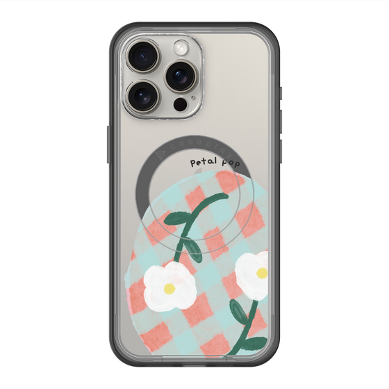 スリムプロテクションプレミアムケース with MagSafe［ Mod Deco - オリジナル - フラワー/D ］