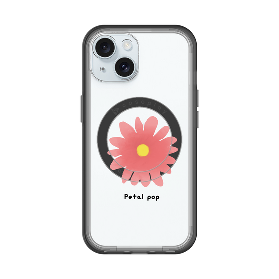 スリムプロテクションプレミアムケース with MagSafe［ Mod Deco - オリジナル - フラワー/E ］