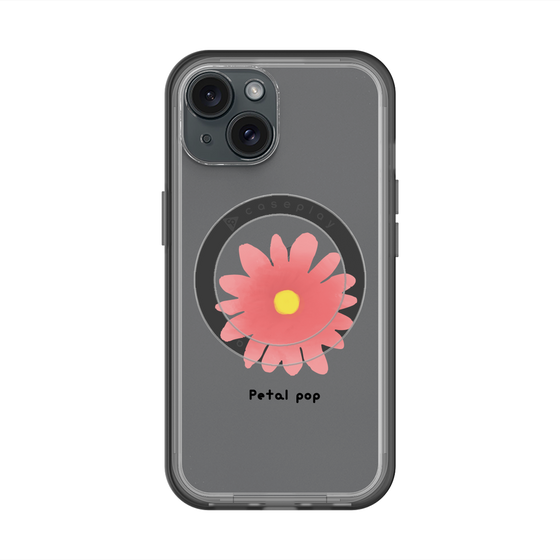 スリムプロテクションプレミアムケース with MagSafe［ Mod Deco - オリジナル - フラワー/E ］