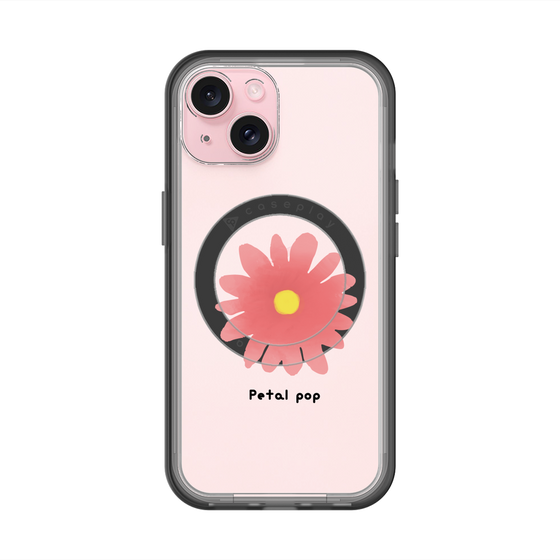 スリムプロテクションプレミアムケース with MagSafe［ Mod Deco - オリジナル - フラワー/E ］