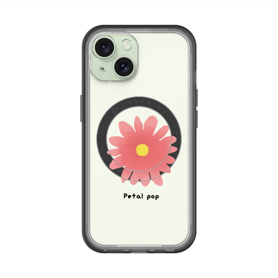 スリムプロテクションプレミアムケース with MagSafe［ Mod Deco - オリジナル - フラワー/E ］