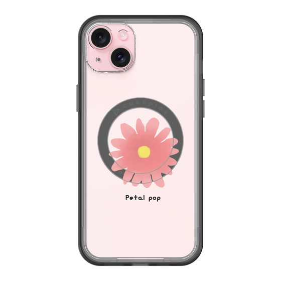 スリムプロテクションプレミアムケース with MagSafe［ Mod Deco - オリジナル - フラワー/E ］