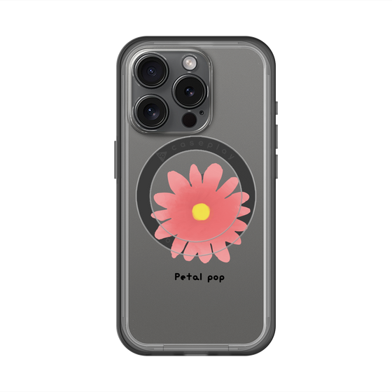 スリムプロテクションプレミアムケース with MagSafe［ Mod Deco - オリジナル - フラワー/E ］