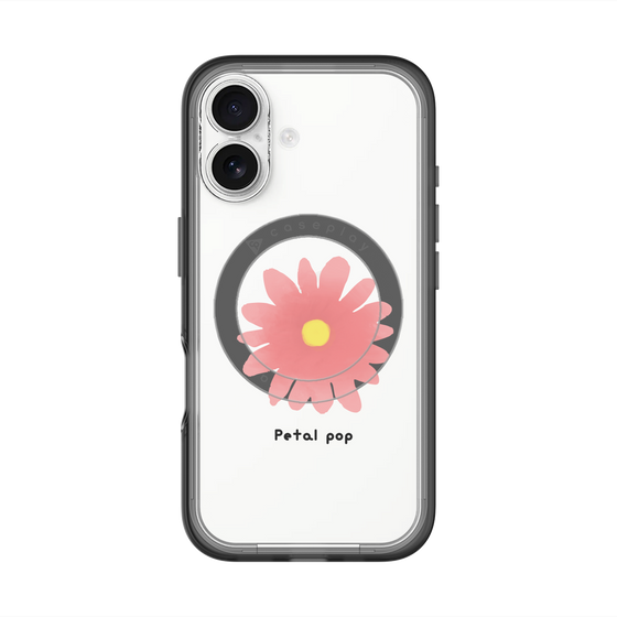 スリムプロテクションプレミアムケース with MagSafe［ Mod Deco - オリジナル - フラワー/E ］