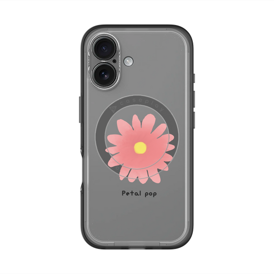スリムプロテクションプレミアムケース with MagSafe［ Mod Deco - オリジナル - フラワー/E ］