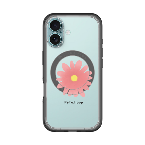 スリムプロテクションプレミアムケース with MagSafe［ Mod Deco - オリジナル - フラワー/E ］