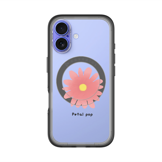 スリムプロテクションプレミアムケース with MagSafe［ Mod Deco - オリジナル - フラワー/E ］