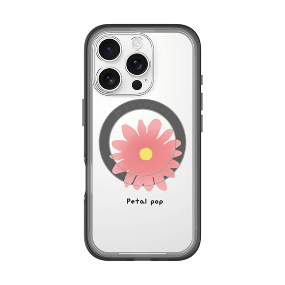 スリムプロテクションプレミアムケース with MagSafe［ Mod Deco - オリジナル - フラワー/E ］