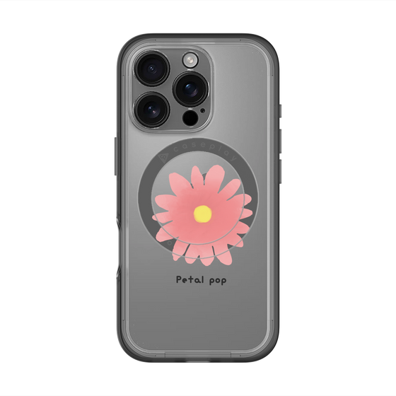 スリムプロテクションプレミアムケース with MagSafe［ Mod Deco - オリジナル - フラワー/E ］