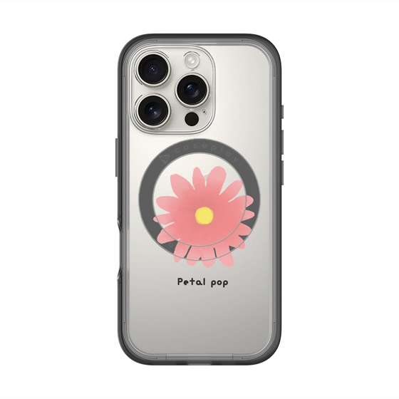 スリムプロテクションプレミアムケース with MagSafe［ Mod Deco - オリジナル - フラワー/E ］