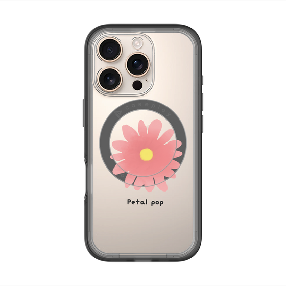 スリムプロテクションプレミアムケース with MagSafe［ Mod Deco - オリジナル - フラワー/E ］