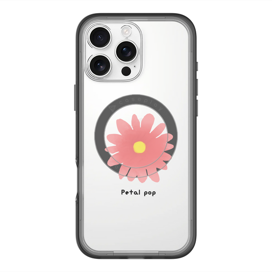 スリムプロテクションプレミアムケース with MagSafe［ Mod Deco - オリジナル - フラワー/E ］