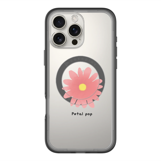 スリムプロテクションプレミアムケース with MagSafe［ Mod Deco - オリジナル - フラワー/E ］