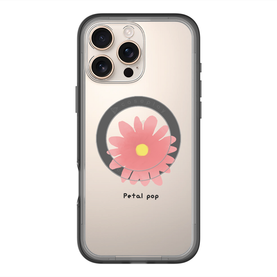スリムプロテクションプレミアムケース with MagSafe［ Mod Deco - オリジナル - フラワー/E ］