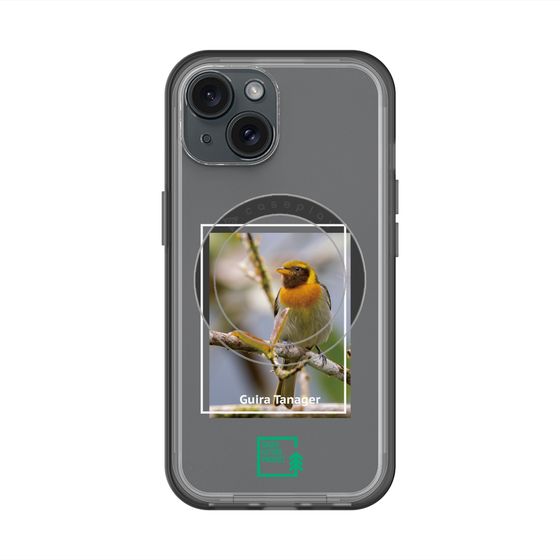 スリムプロテクションプレミアムケース with MagSafe［ Green Future Project - Guira Tanager ］