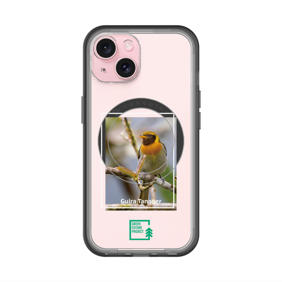 スリムプロテクションプレミアムケース with MagSafe［ Green Future Project - Guira Tanager ］
