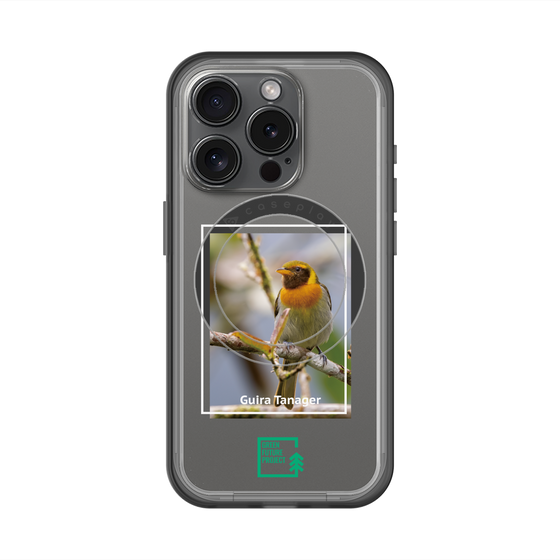 スリムプロテクションプレミアムケース with MagSafe［ Green Future Project - Guira Tanager ］