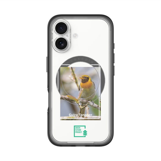 スリムプロテクションプレミアムケース with MagSafe［ Green Future Project - Guira Tanager ］
