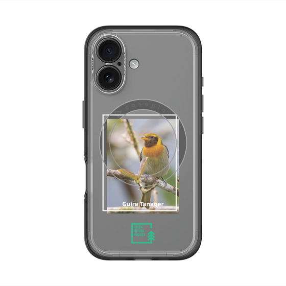 スリムプロテクションプレミアムケース with MagSafe［ Green Future Project - Guira Tanager ］
