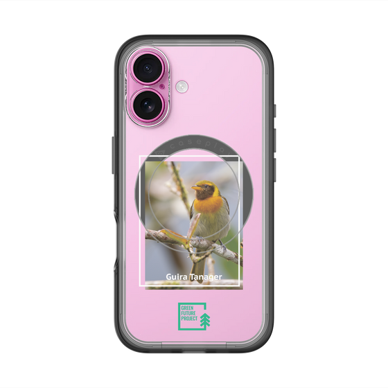 スリムプロテクションプレミアムケース with MagSafe［ Green Future Project - Guira Tanager ］