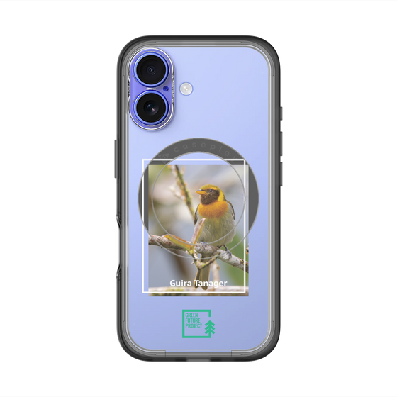スリムプロテクションプレミアムケース with MagSafe［ Green Future Project - Guira Tanager ］