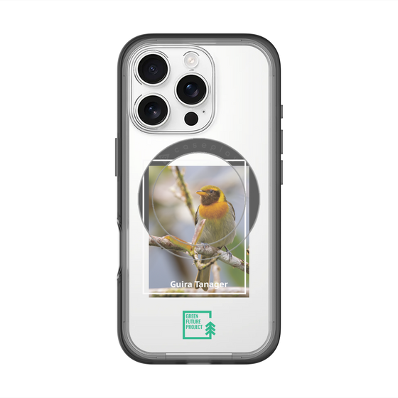 スリムプロテクションプレミアムケース with MagSafe［ Green Future Project - Guira Tanager ］