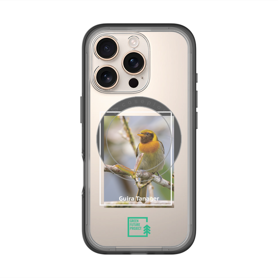 スリムプロテクションプレミアムケース with MagSafe［ Green Future Project - Guira Tanager ］