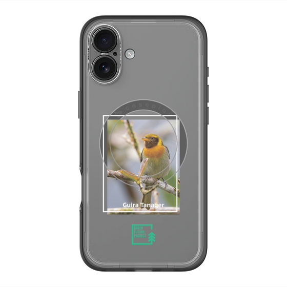 スリムプロテクションプレミアムケース with MagSafe［ Green Future Project - Guira Tanager ］