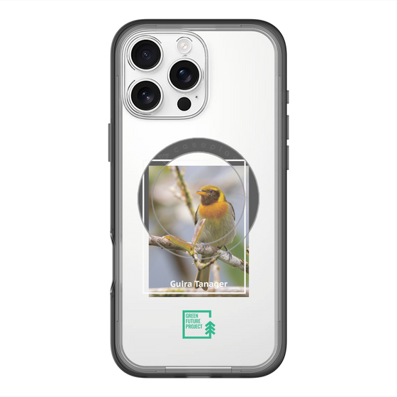 スリムプロテクションプレミアムケース with MagSafe［ Green Future Project - Guira Tanager ］