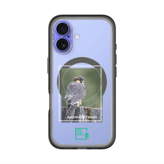 スリムプロテクションプレミアムケース with MagSafe［ Green Future Project - Aplomado Falcon ］