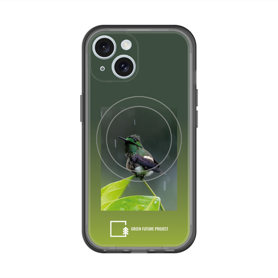 スリムプロテクションプレミアムケース with MagSafe［ Green Future Project - Butterfly Coquette ］