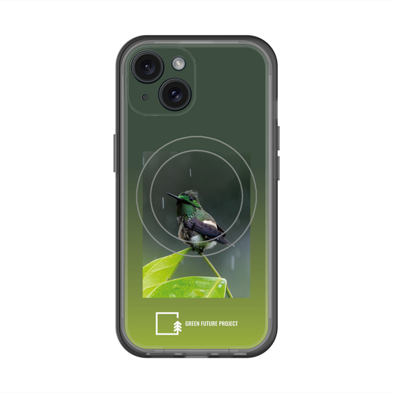 スリムプロテクションプレミアムケース with MagSafe［ Green Future Project - Butterfly Coquette ］
