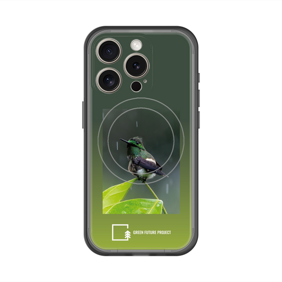 スリムプロテクションプレミアムケース with MagSafe［ Green Future Project - Butterfly Coquette ］