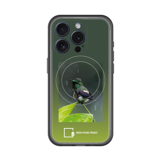 スリムプロテクションプレミアムケース with MagSafe［ Green Future Project - Butterfly Coquette ］