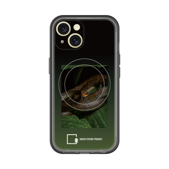 スリムプロテクションプレミアムケース with MagSafe［ Green Future Project - Chironius ］