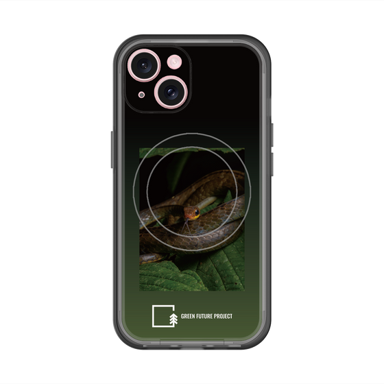 スリムプロテクションプレミアムケース with MagSafe［ Green Future Project - Chironius ］