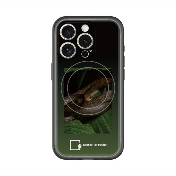 スリムプロテクションプレミアムケース with MagSafe［ Green Future Project - Chironius ］